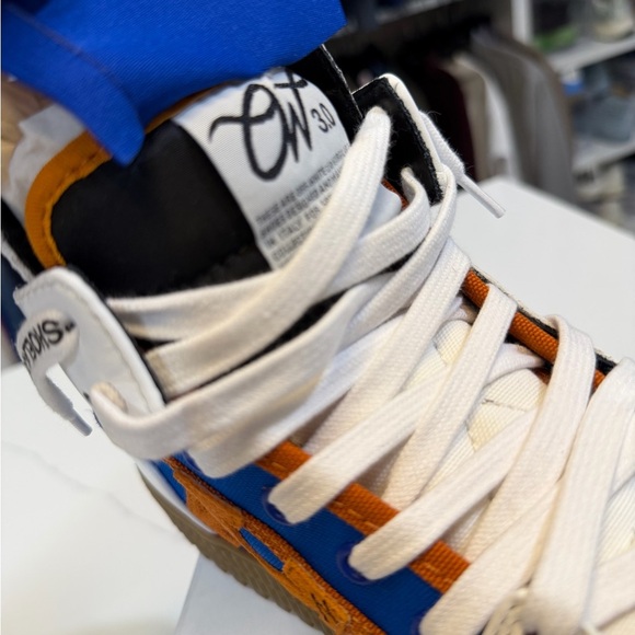 Off-White 3.0 Off-Court Sneakers in Blue and White NEW - Picture 10 of 11